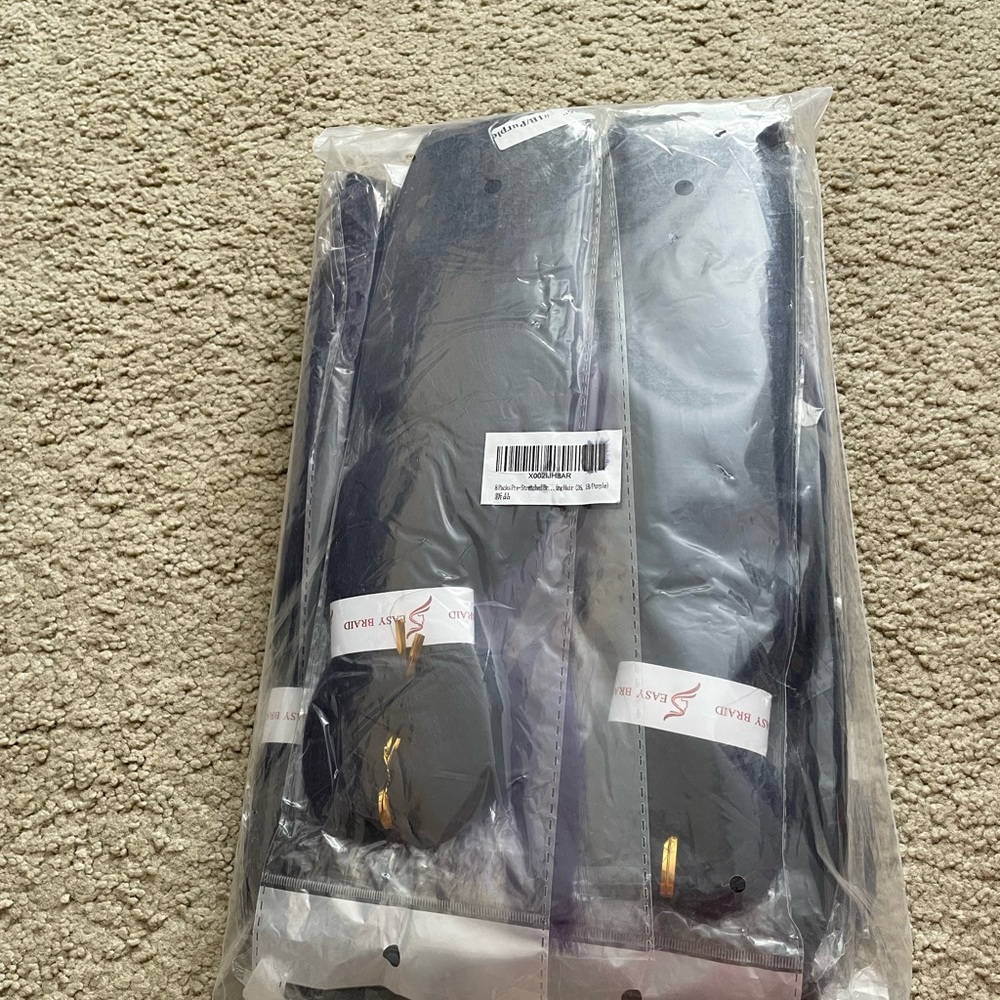 Black and Purple Hair Bundles
